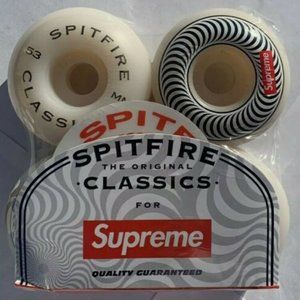 Supreme Spitfire Classic Wheels (Set of 4) White